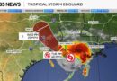Edouard weakens to tropical depression as heavy rain continues over southeastern Texas