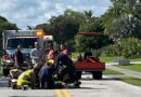 Man ejected after golf cart crashes into tractor in Martin County